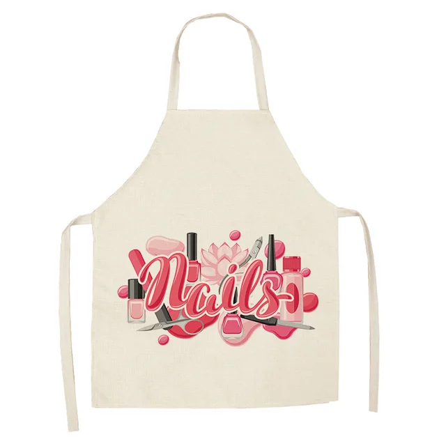 Pink nail polish apron N - Shop at LoveMi