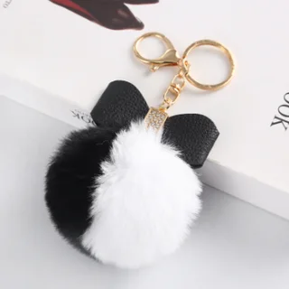 Fashion car keychain - Black And White