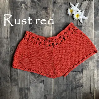 Beach Short Swimming Trunks - Rust Red