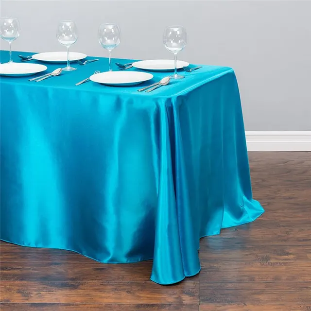 Table Cloth Rectangle Table Cover Turquoise - Shop at LoveMi