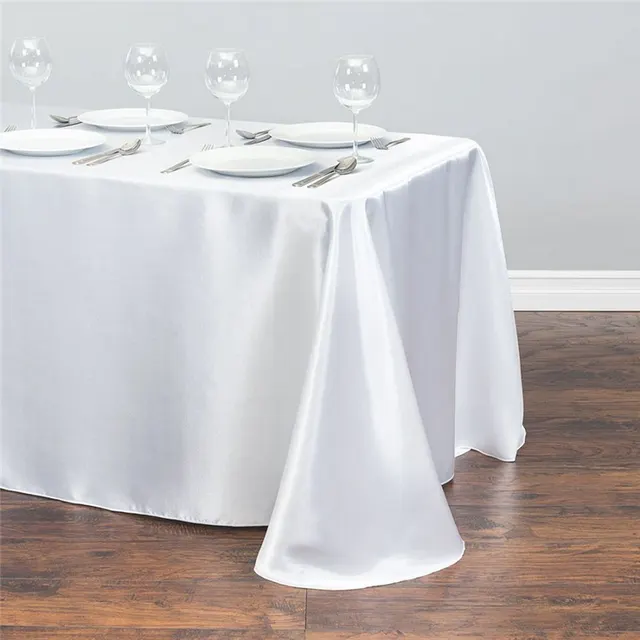 Table Cloth Rectangle Table Cover White - Shop at LoveMi