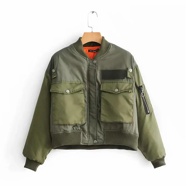 Women's jacket cotton Green - Shop at LoveMi