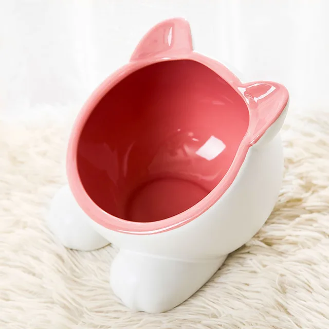 Cat bowl dog bowl drinking bowl Red - Shop at LoveMi