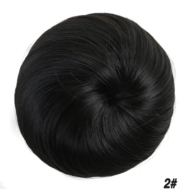 Wig with flower buds Black - Shop at LoveMi