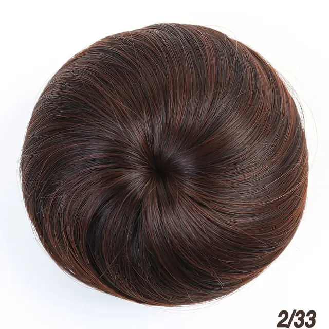 Wig with flower buds Dark Brown - Shop at LoveMi