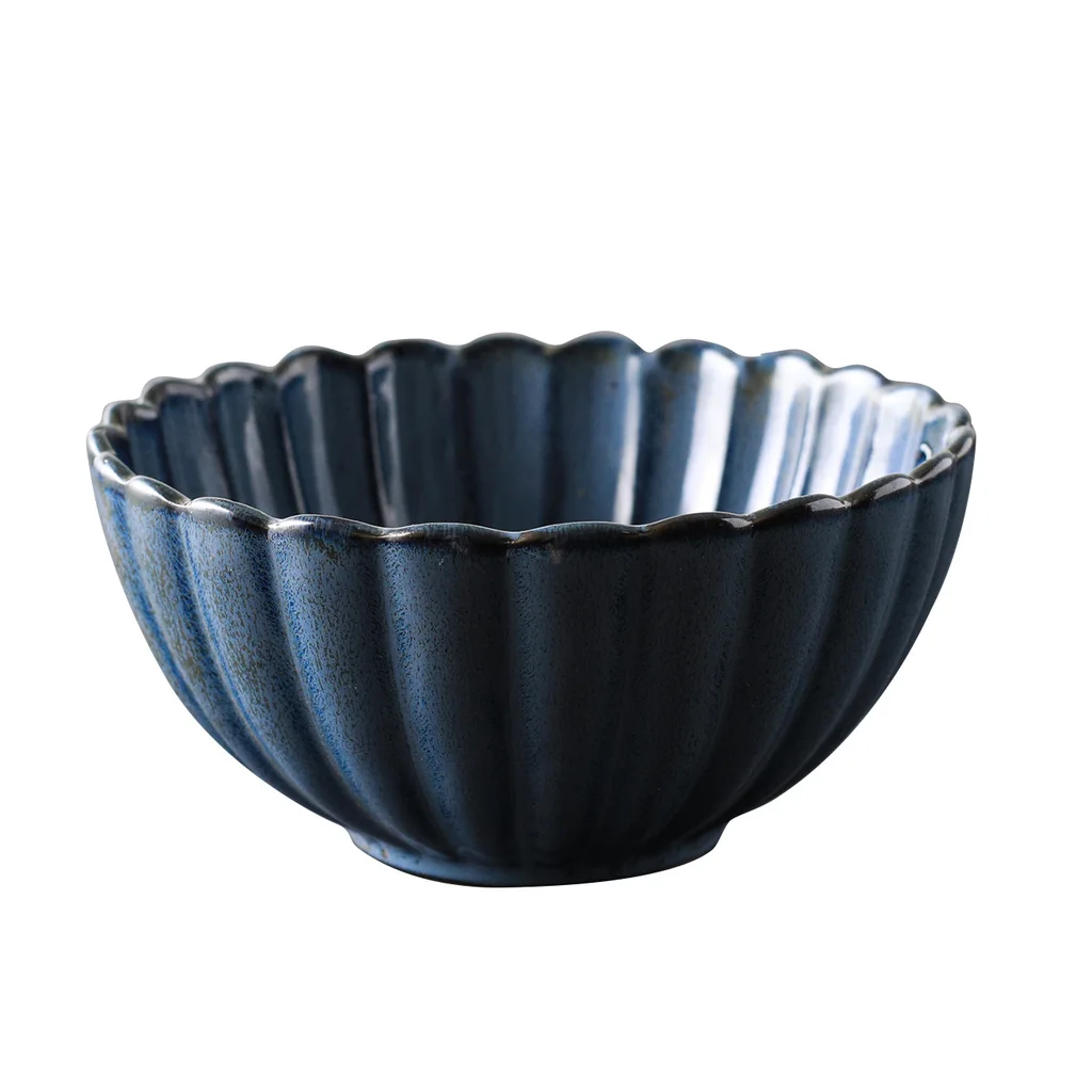 Creative ceramic tableware plate bowl bowl coffee cup fambe glaze tableware series of Chrysanthemum - Tz213D62