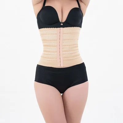 Sexy Slimming Waist Trainer Shapers Weight Loss Anti Cellulite Waist Corset Face Slimer Belt Body Shaper Waist Strap Modeling Khaki - Shop at LoveMi