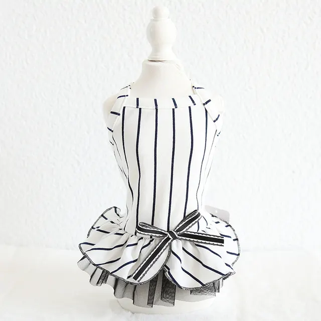 Pet striped dress - Black