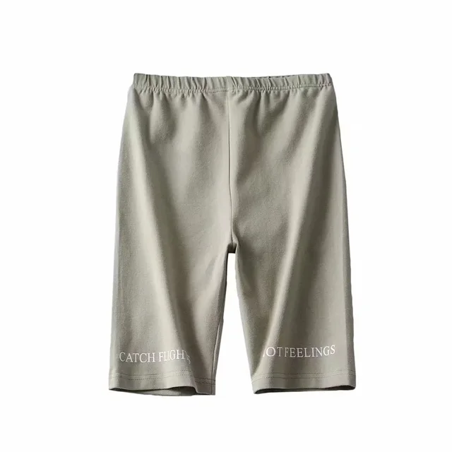 Alphabet print fitness yoga workout pants Green Bean Paste - Shop at LoveMi