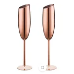 Rose Gold Bevel 2Pcs
