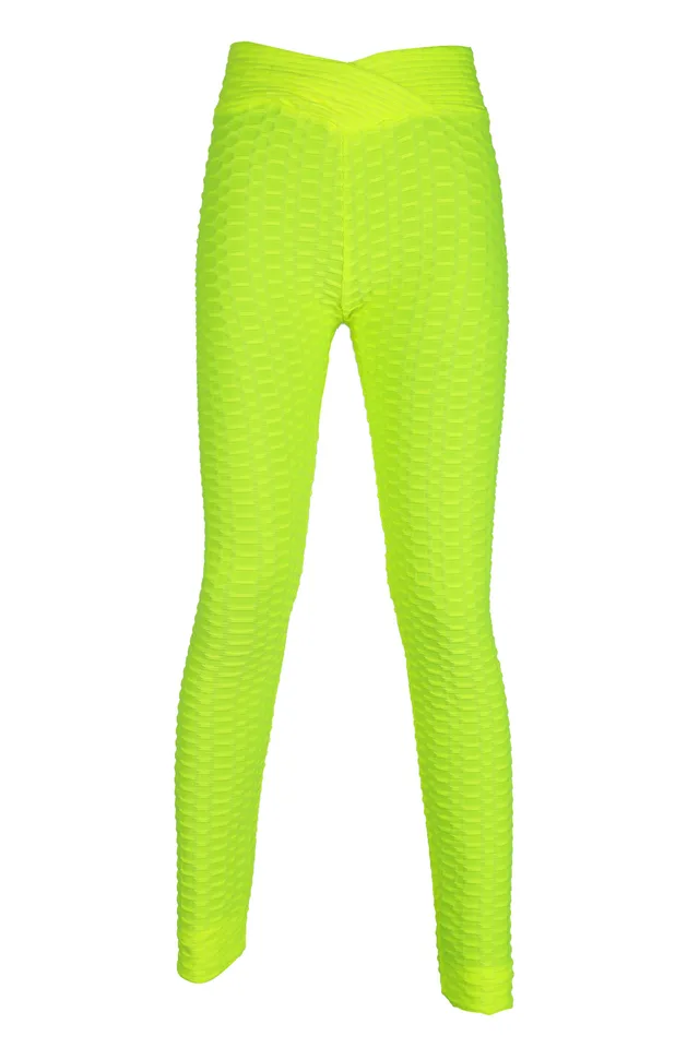 Jacquard V waist hip yoga pants tight sweatpants Green - Shop at LoveMi
