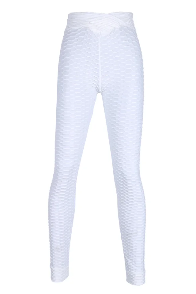 Jacquard V waist hip yoga pants tight sweatpants Jacquard V Waist White - Shop at LoveMi