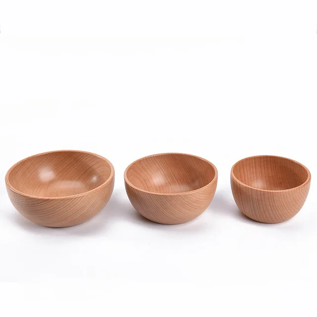Beech wood bowl 14X5.5Cm - Shop at LoveMi