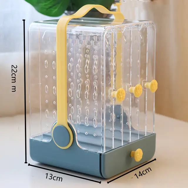 Multilayer Rotatable Plastic Jewelry Storage Box - 5Style