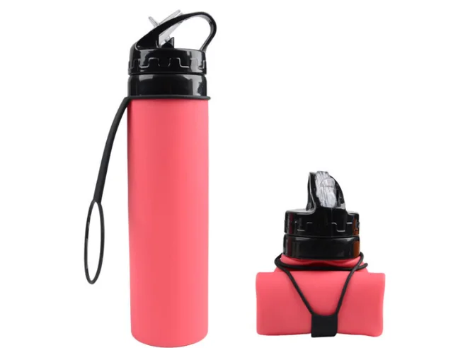 Sports Bottle Silicone Red - Shop at LoveMi