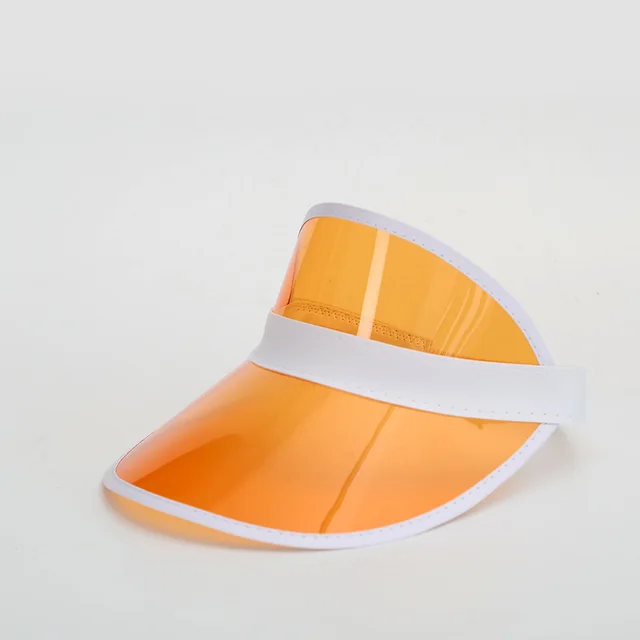 Plastic sun hat Orange - Shop at LoveMi