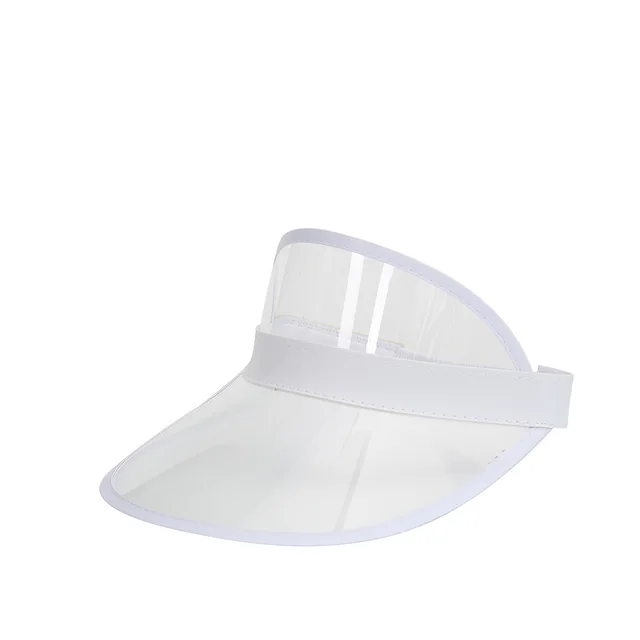 Plastic sun hat - White