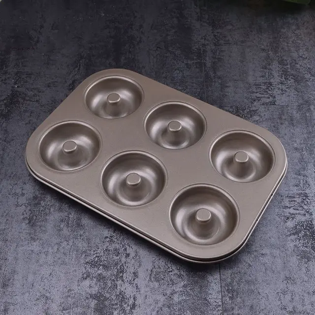 Donut DIY baking mold Gold - Shop at LoveMi