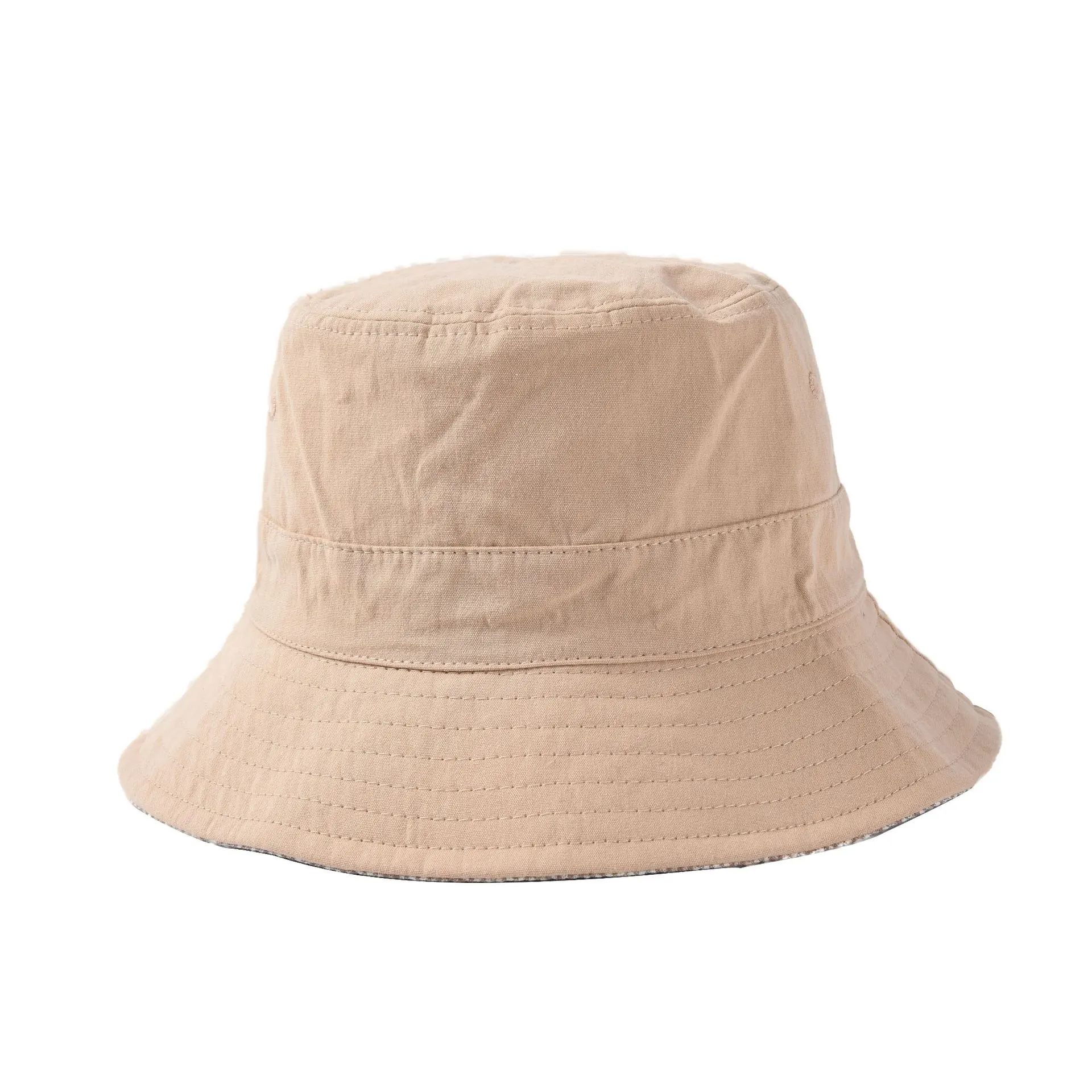 Double-sided fisherman hat - Khaki