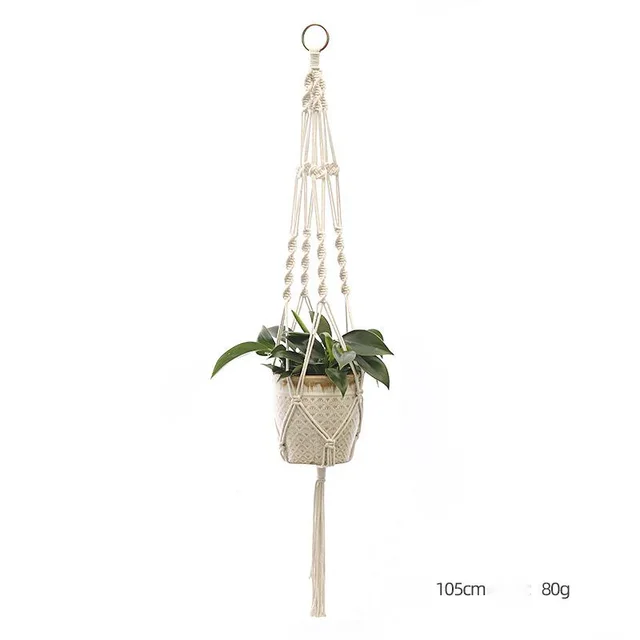 Custom Hand knitted Hanging Flowerpot Net Bag 17 Style - Shop at LoveMi