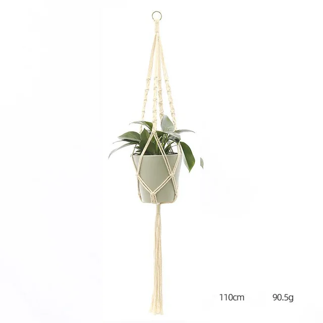 Custom Hand knitted Hanging Flowerpot Net Bag 25 Style - Shop at LoveMi