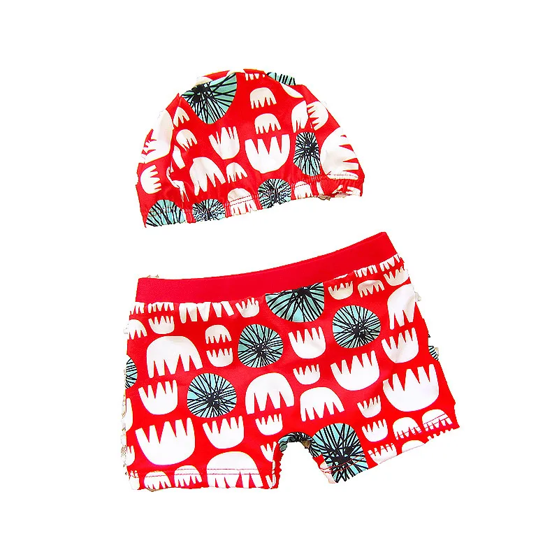 Baby split flat angle suit - Red