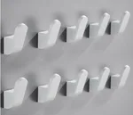 Punch-free metal hook - White Thick Section 10Cs