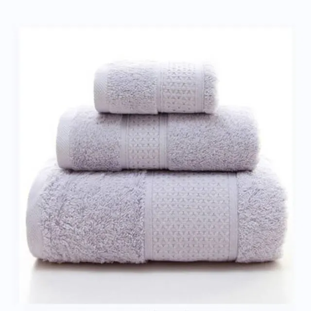 Pure cotton thickened bath towel Grey - Shop at LoveMi