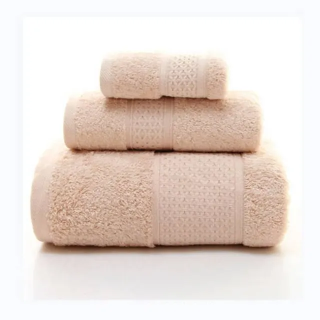 Pure cotton thickened bath towel Khaki - Shop at LoveMi