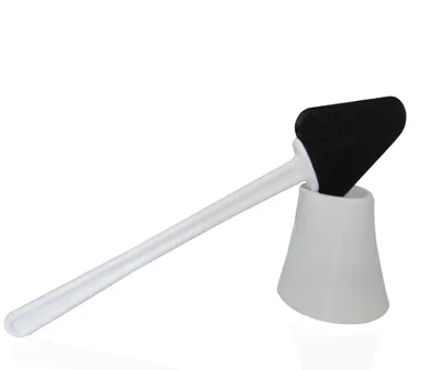 Rubber Bathroom Toilet Brush Kitchen Cleaning Brush Toilet Spear Cleaning Tools Creative Rubber Toilet Clean Scrape Default - Shop at LoveMi
