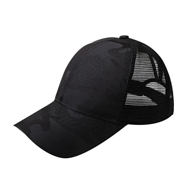 Lady's ponytail baseball cap Black - Shop at LoveMi
