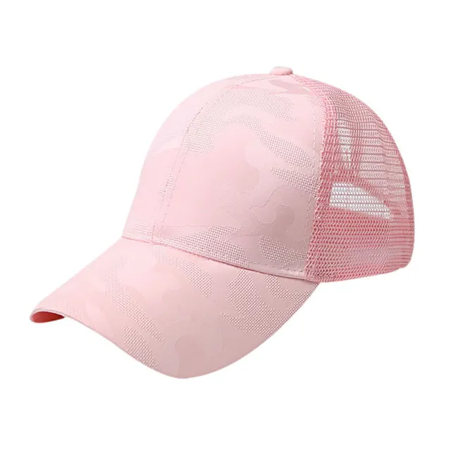 Lady's ponytail baseball cap Pink - Shop at LoveMi