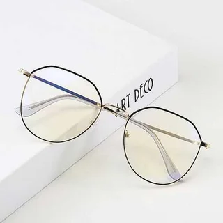 Full rim glasses frame - Goldenblack