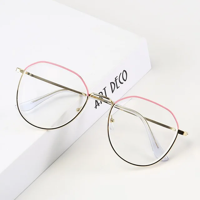 Full rim glasses frame - Pinkblack