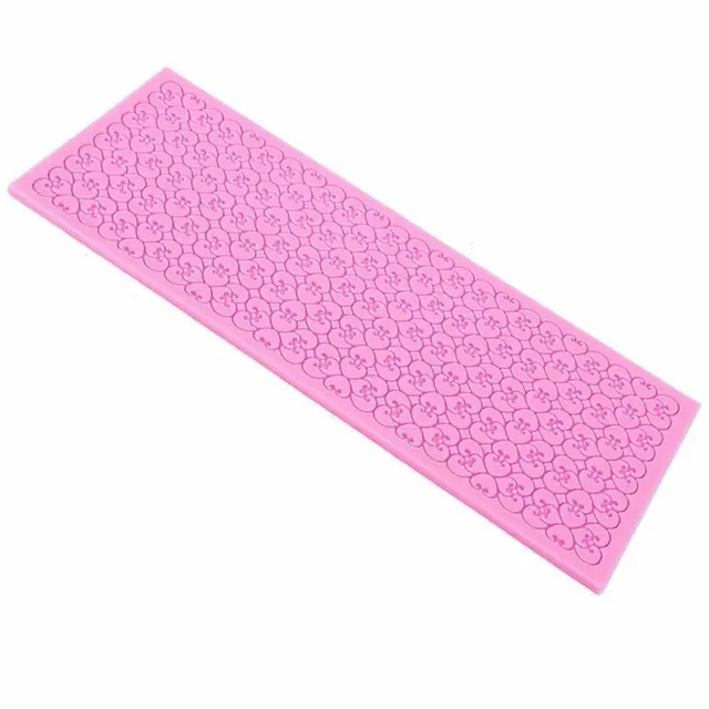 Lace Silicone Mold Mould Sugar Craft Fondant Mat Default - Shop at LoveMi