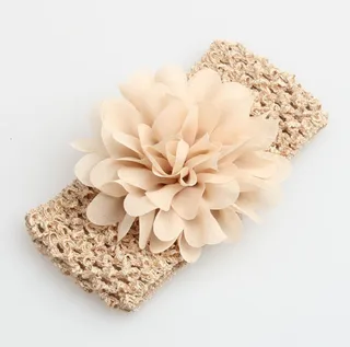 Korean super flower children headdress ornaments wedding flower girl dress accessories factory - Light Khaki
