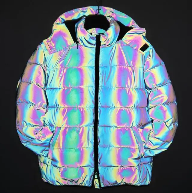 Rainbow reflection winter jacket Color - Shop at LoveMi