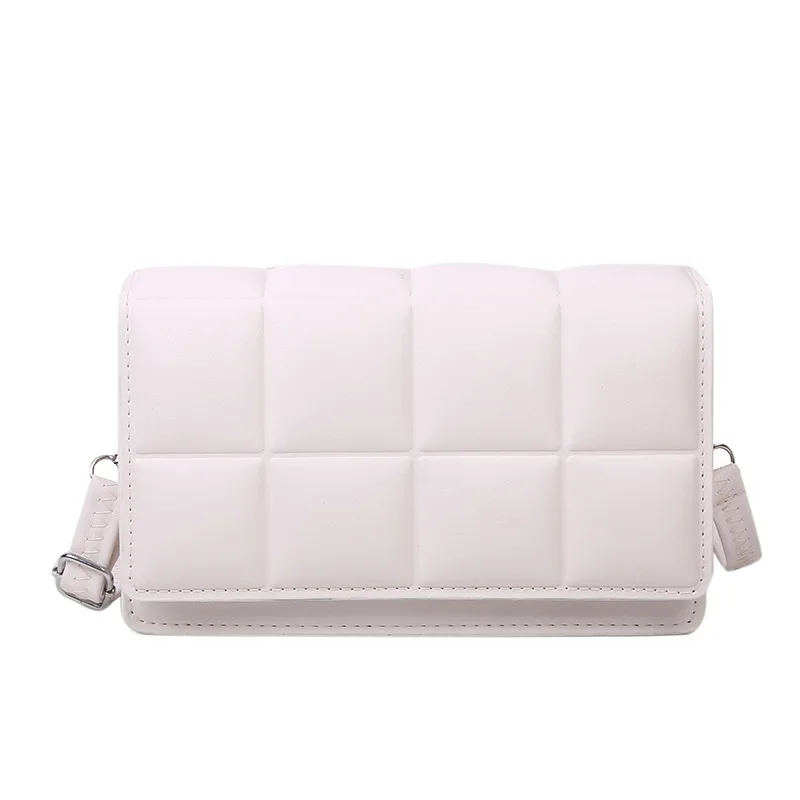 A small square bag with one shoulder and cross body White - Shop at LoveMi