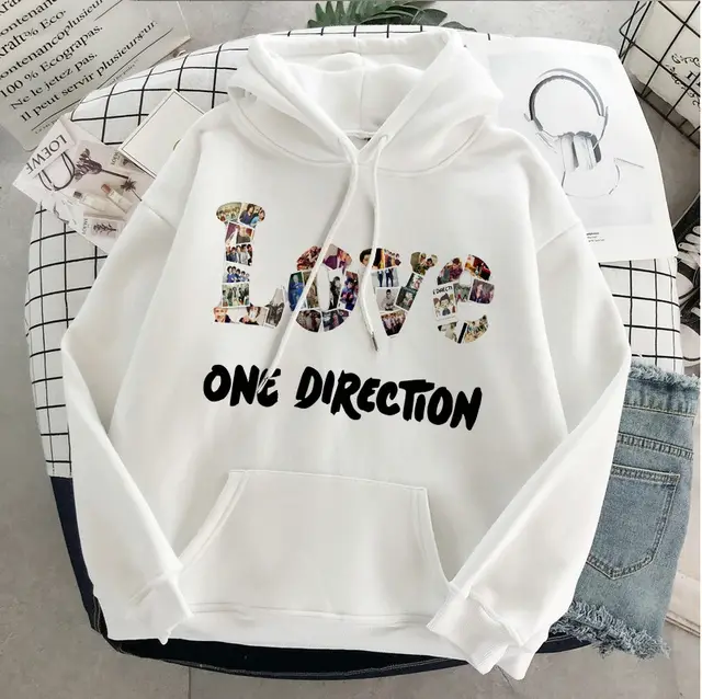 New Harry Styles Graphic One Direction Merch Harajuku Aesthetic Pullover Hoodie Sweatshirt Clothes Fall 1d Streetwear Women 2White - Shop at LoveMi
