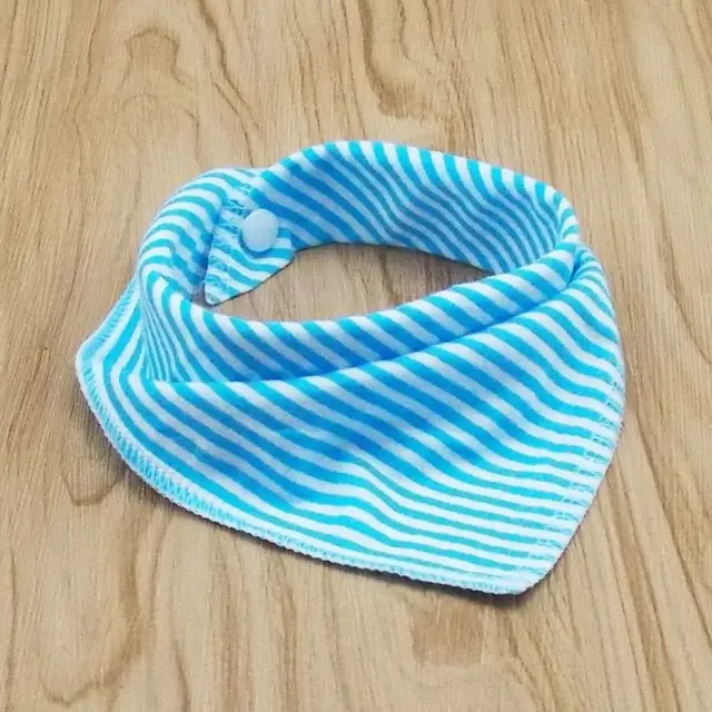 Cat and dog triangle scarf Blue - Shop at LoveMi