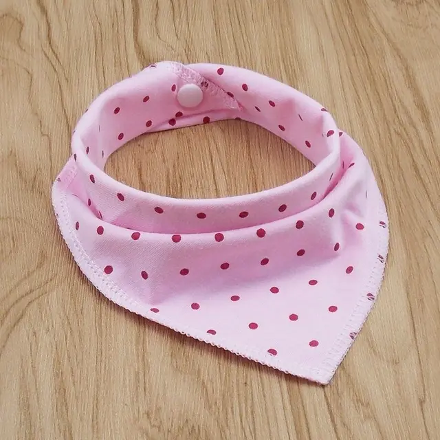 Cat and dog triangle scarf Pink A - Shop at LoveMi
