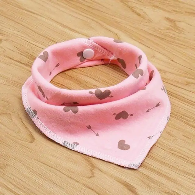 Cat and dog triangle scarf Pink B - Shop at LoveMi