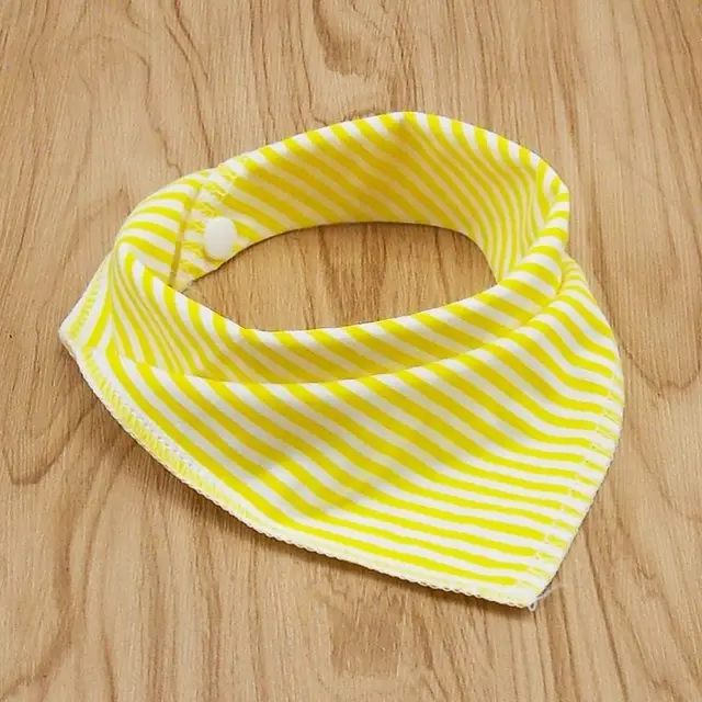 Cat and dog triangle scarf Yellow - Shop at LoveMi