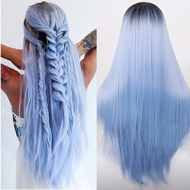 Gradient differentiated fiber headgear Blue - Shop at LoveMi