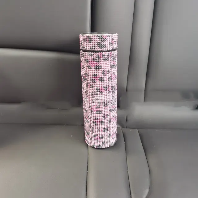High Grade Portable Drill Cup Leopard Print Pink - Shop at LoveMi