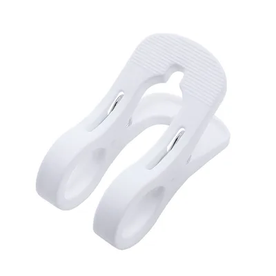 Large windproof plastic clothes drying quilt clothespin White - Shop at LoveMi