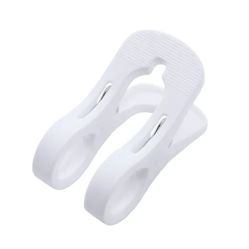 Large windproof plastic clothes drying quilt clothespin White - Shop at LoveMi