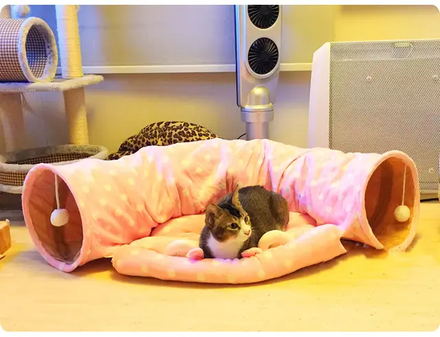 Lovely Four Seasons Pet Sleeping Bag Pink Half Moon - Shop at LoveMi