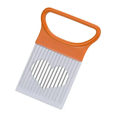 Vegetable Holder Cutting Aid Guide Orange - Shop at LoveMi