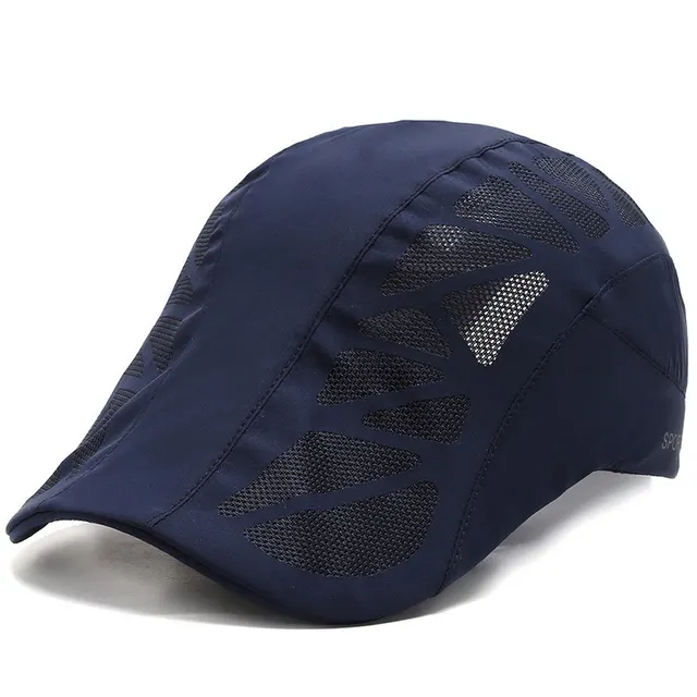 Summer Quick drying Cap Thin Tennis Cap Forward Dark Blue - Shop at LoveMi